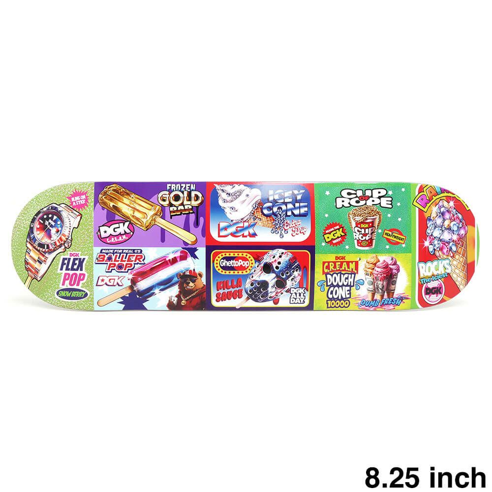 DGK DECK ディージーケー デッキ TEAM FROST 8.25 スケートボード スケボー 1
