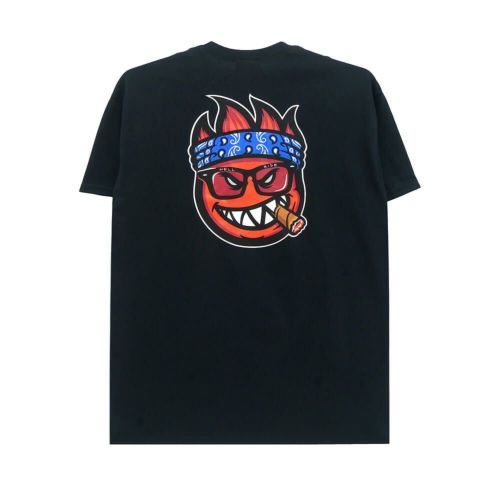 THRASHER T-SHIRT スラッシャー Tシャツ THRASHER x SPITFIRE BIGHEAD JAKE BLACK（US企画） スケートボード スケボー 