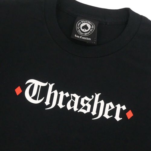 THRASHER T-SHIRT スラッシャー Tシャツ THRASHER x SPITFIRE THE END OATH BLACK（US企画） スケートボード スケボー 2