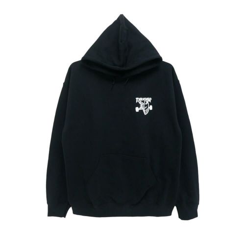 THRASHER HOOD スラッシャー パーカー THRASHER x SPITFIRE CLASSIC SWIRL BLACK（US企画） スケートボード スケボー 1