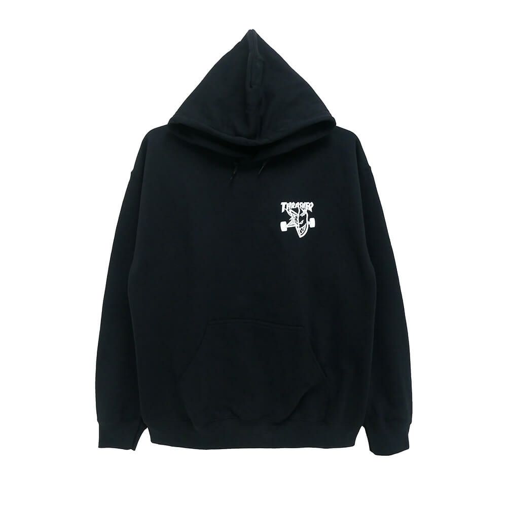THRASHER HOOD スラッシャー パーカー THRASHER x SPITFIRE CLASSIC SWIRL BLACK（US企画） スケートボード スケボー 1
