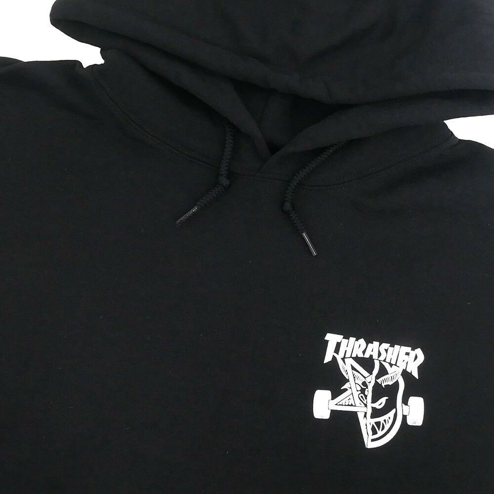 THRASHER HOOD スラッシャー パーカー THRASHER x SPITFIRE CLASSIC SWIRL BLACK（US企画） スケートボード スケボー 2