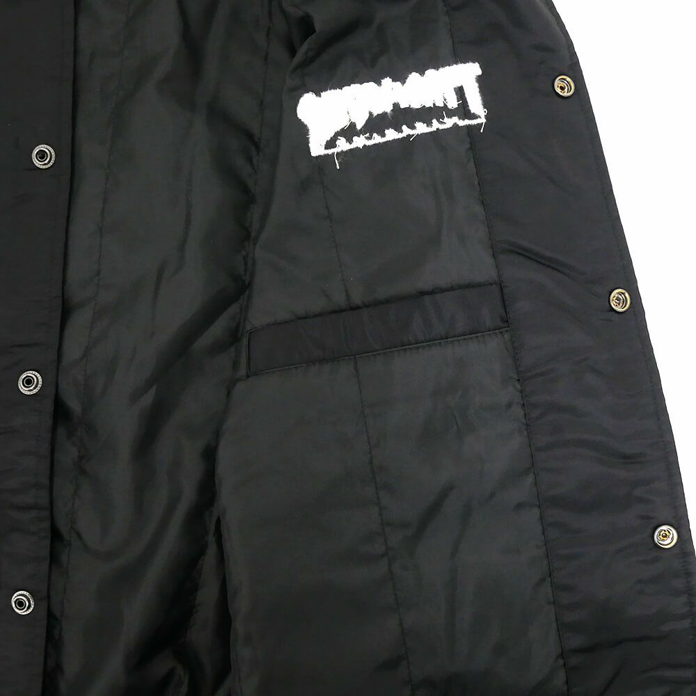 THRASHER JACKET スラッシャー ジャケット MAG LOGO DUGOUT BLACK スケートボード スケボー 5
