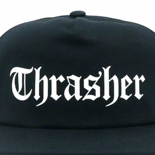 THRASHER CAP スラッシャー キャップ THRASHER x SPITFIRE THE END OATH SNAPBACK BLACK（US企画） スケートボード スケボー 4