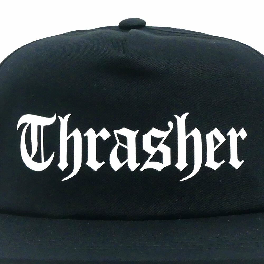 THRASHER CAP スラッシャー キャップ THRASHER x SPITFIRE THE END OATH SNAPBACK BLACK（US企画） スケートボード スケボー 4