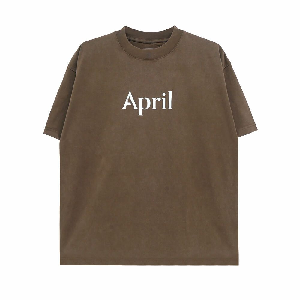 APRIL T-SHIRT エイプリル Tシャツ OG LOGO CHOCOLATE スケートボード スケボー 