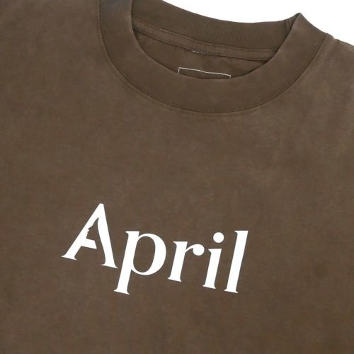 APRIL T-SHIRT エイプリル Tシャツ OG LOGO CHOCOLATE スケートボード スケボー 1