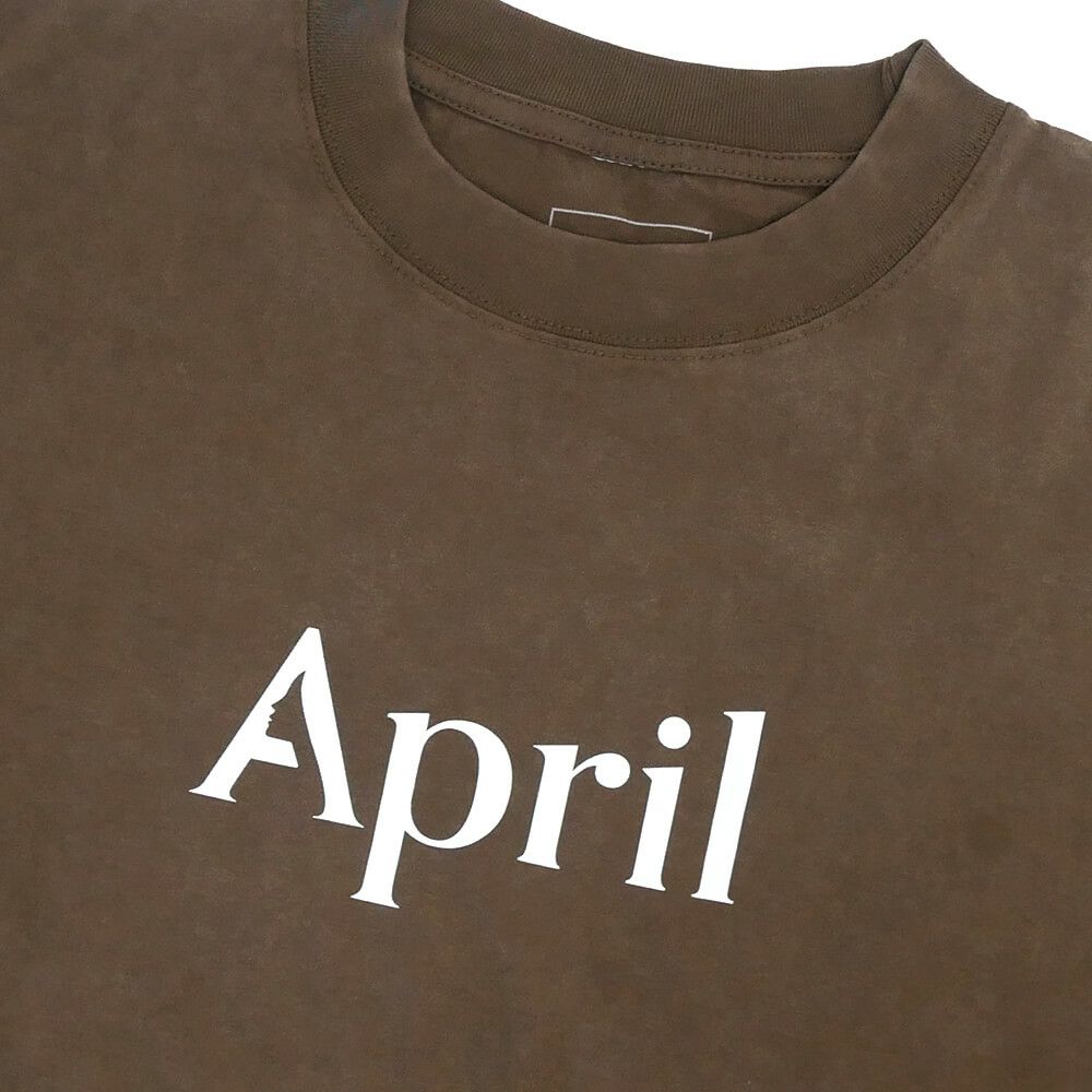 APRIL T-SHIRT エイプリル Tシャツ OG LOGO CHOCOLATE スケートボード スケボー 1