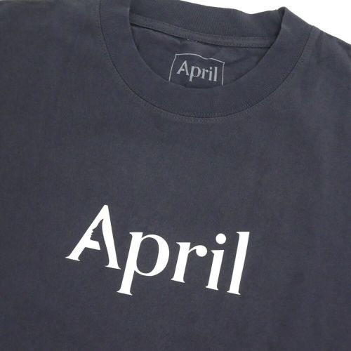 APRIL T-SHIRT エイプリル Tシャツ OG LOGO NAVY スケートボード スケボー 1