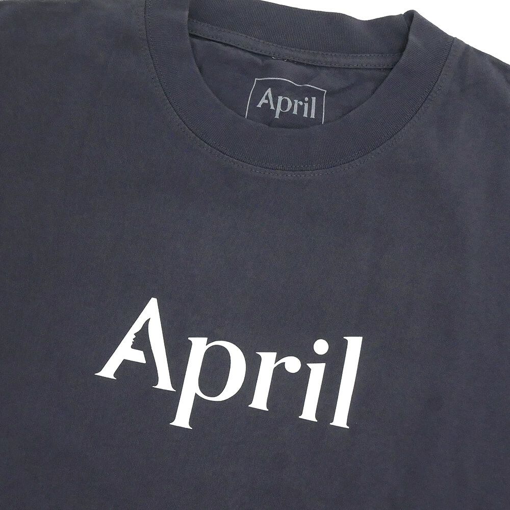 APRIL T-SHIRT エイプリル Tシャツ OG LOGO NAVY スケートボード スケボー 1