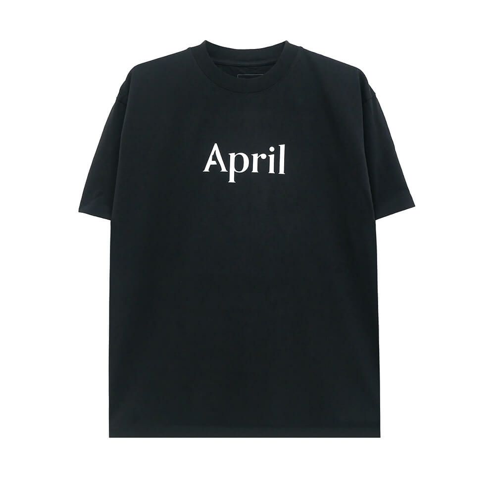 APRIL T-SHIRT エイプリル Tシャツ OG LOGO BLACK スケートボード スケボー 