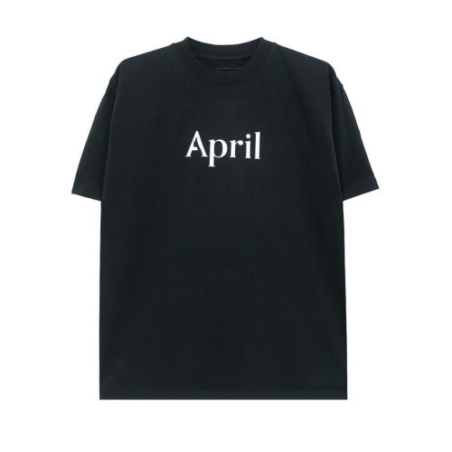 APRIL T-SHIRT エイプリル Tシャツ OG LOGO BLACK スケートボード スケボー 