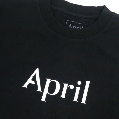 APRIL T-SHIRT エイプリル Tシャツ OG LOGO BLACK スケートボード スケボー 1