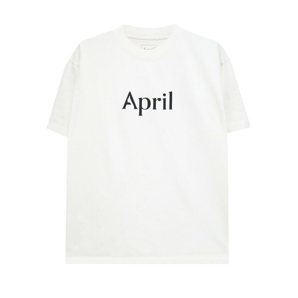 APRIL T-SHIRT エイプリル Tシャツ OG LOGO WHITE スケートボード スケボー 