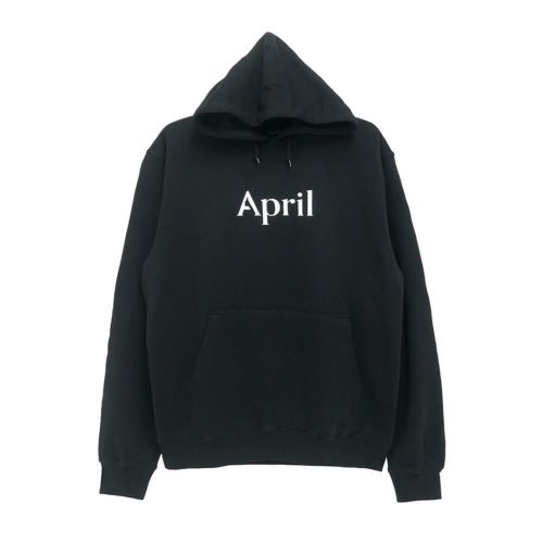 APRIL HOOD エイプリル パーカー OG LOGO BLACK スケートボード スケボー 