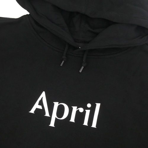 APRIL HOOD エイプリル パーカー OG LOGO BLACK スケートボード スケボー 1
