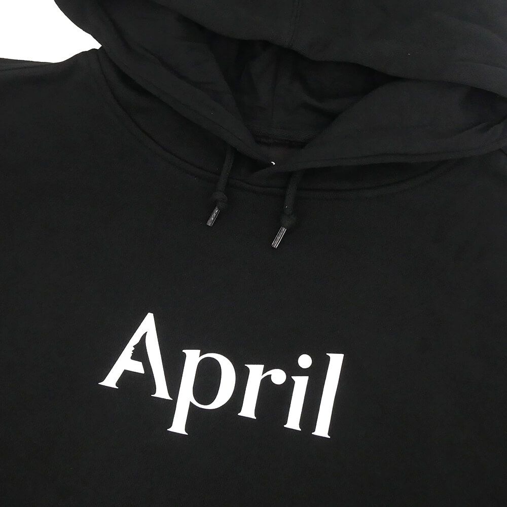 APRIL HOOD エイプリル パーカー OG LOGO BLACK スケートボード スケボー 1