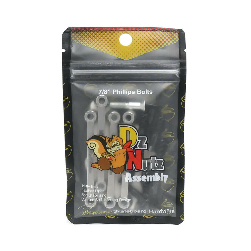 DZNUTZ BOLT ディーズナッツ ボルト（プラス）7/8インチ P2-PREMIUM 2 PHILLIPS BOLTS スケートボード スケボー　1