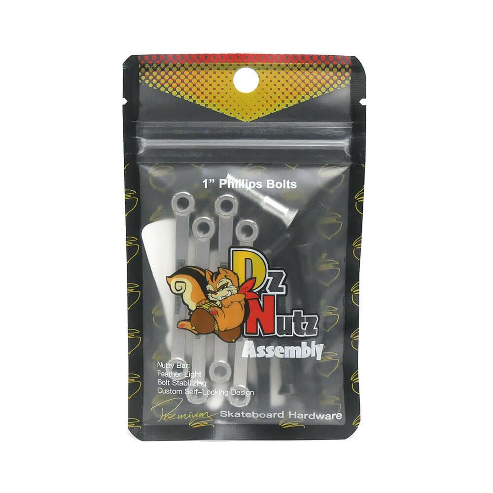 DZNUTZ BOLT ディーズナッツ ボルト（プラス）1インチ P2-PREMIUM 2 PHILLIPS BOLTS スケートボード スケボー　1