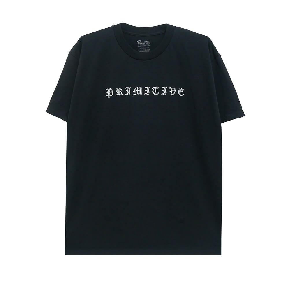 PRIMITIVE T-SHIRT プリミティブ Tシャツ BROADCAST BLACK スケートボード スケボー 1