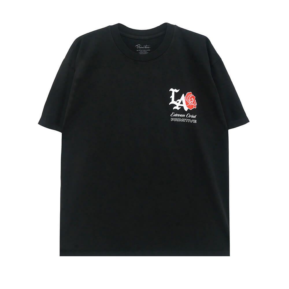 PRIMITIVE T-SHIRT プリミティブ Tシャツ CITY OF LOS ANGELES HW BLACK スケートボード スケボー 1