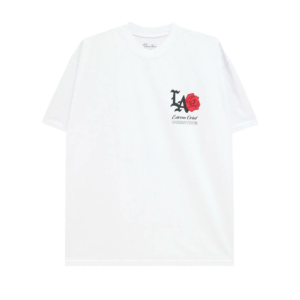 PRIMITIVE T-SHIRT プリミティブ Tシャツ CITY OF LOS ANGELES HW WHITE スケートボード スケボー 1