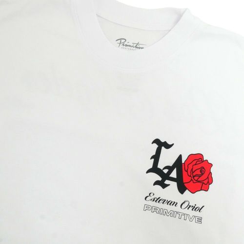 PRIMITIVE T-SHIRT プリミティブ Tシャツ CITY OF LOS ANGELES HW WHITE スケートボード スケボー 2