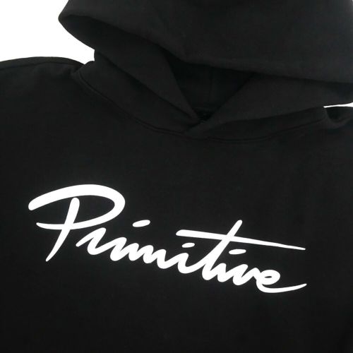 PRIMITIVE HOOD プリミティブ パーカー NUEVO SCRIPT BLACK スケートボード スケボー 1