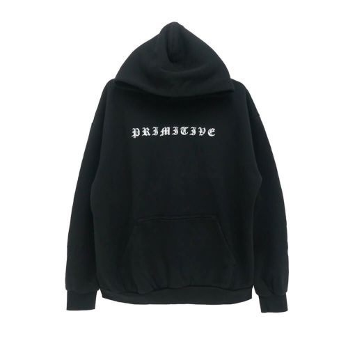 PRIMITIVE HOOD プリミティブ パーカー BROADCAST BLACK スケートボード スケボー 1