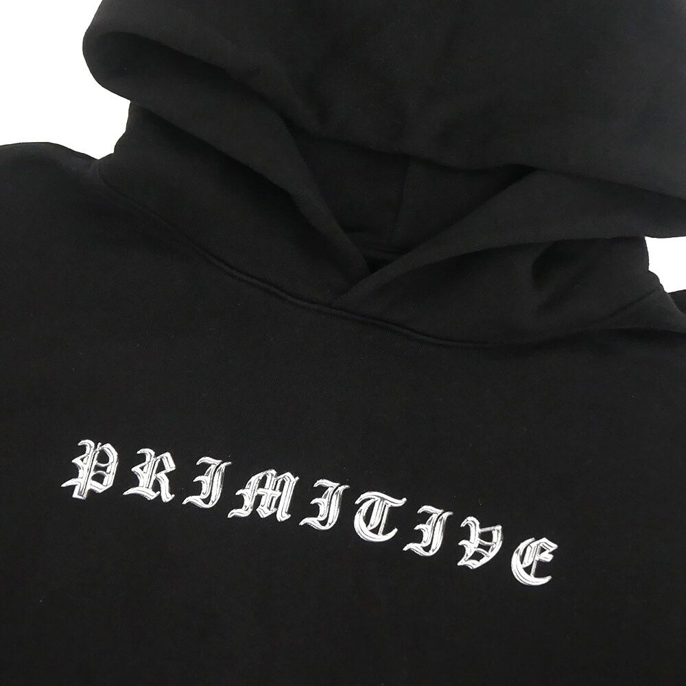 PRIMITIVE HOOD プリミティブ パーカー BROADCAST BLACK スケートボード スケボー 2