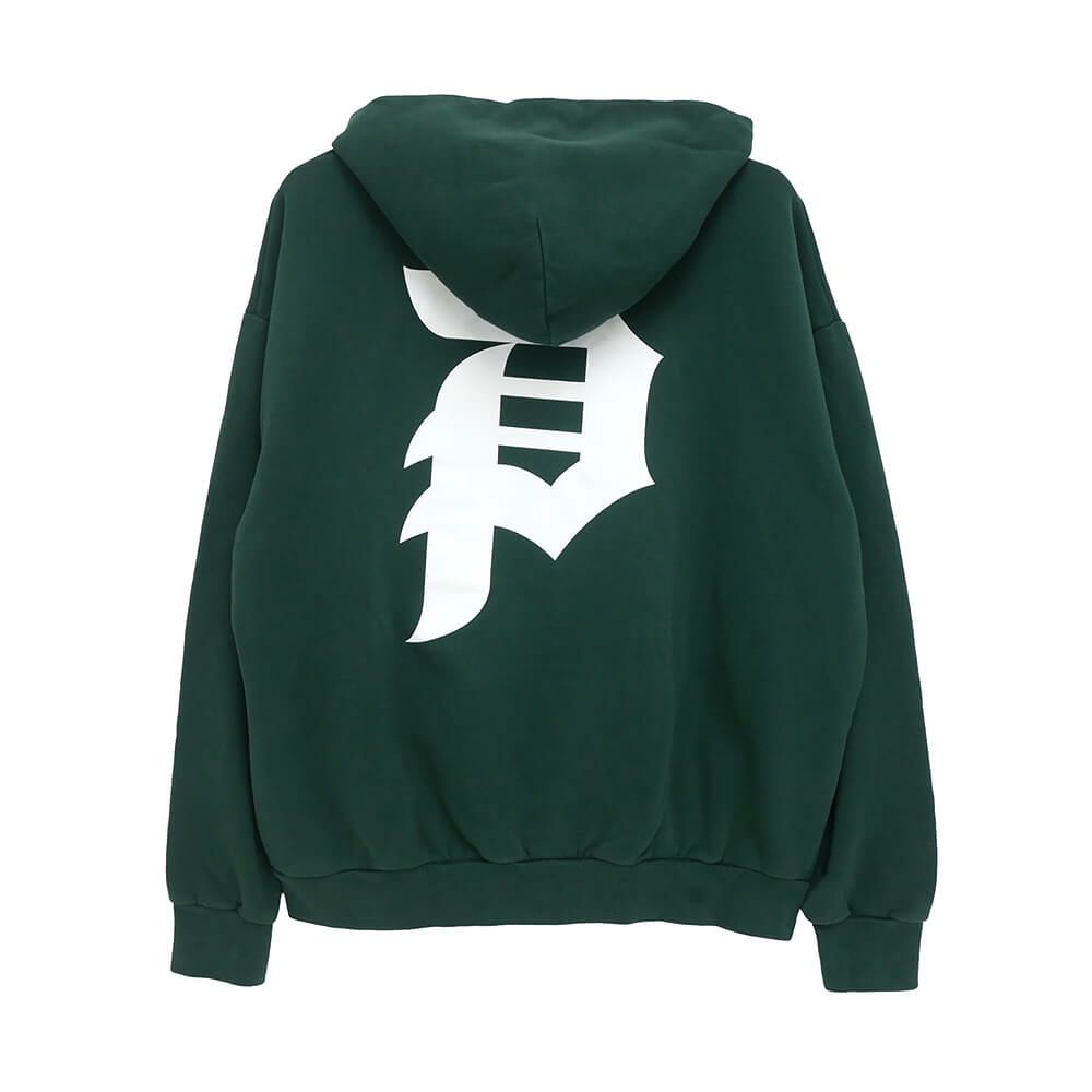 PRIMITIVE HOOD プリミティブ パーカー DIRTY P FOREST GREEN スケートボード スケボー 