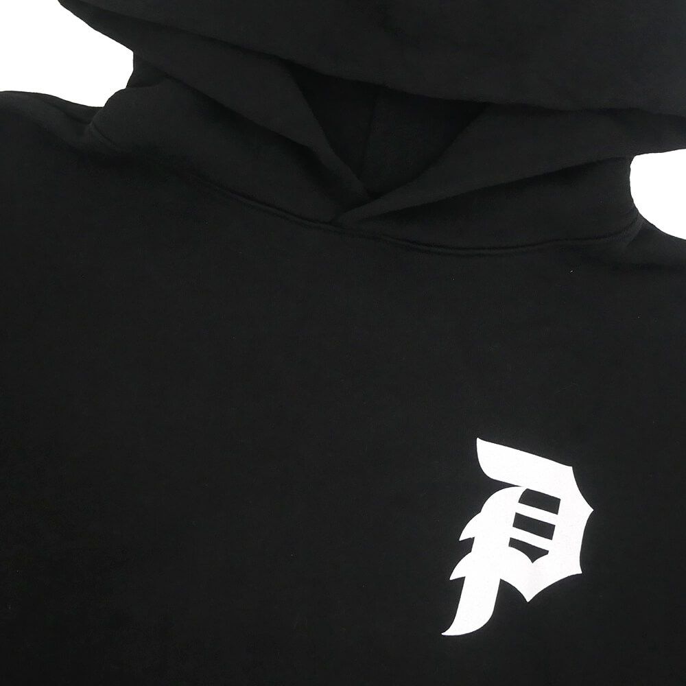 PRIMITIVE HOOD プリミティブ パーカー DIRTY P BLACK スケートボード スケボー 2