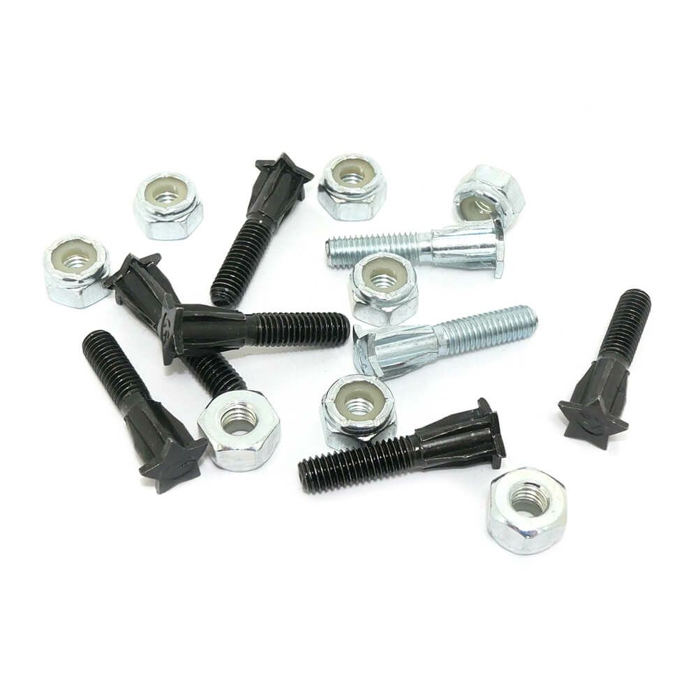 GRIND KING BOLT グラインドキング ボルト 1インチ ROCKETBOLTS BLACK/SILVER スケートボード スケボー 3