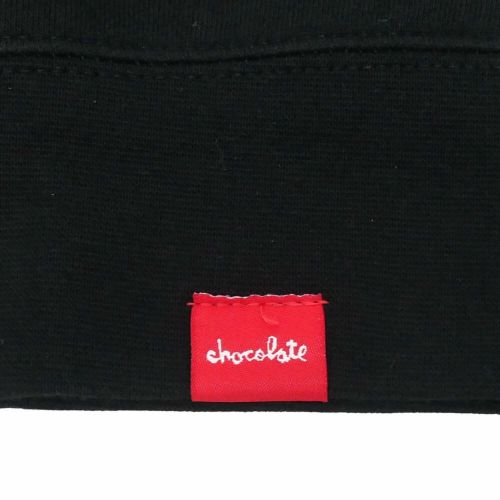 CHOCOLATE CREW SWEAT チョコレート トレーナー SQUARE LABEL BLACK スケートボード スケボー 3