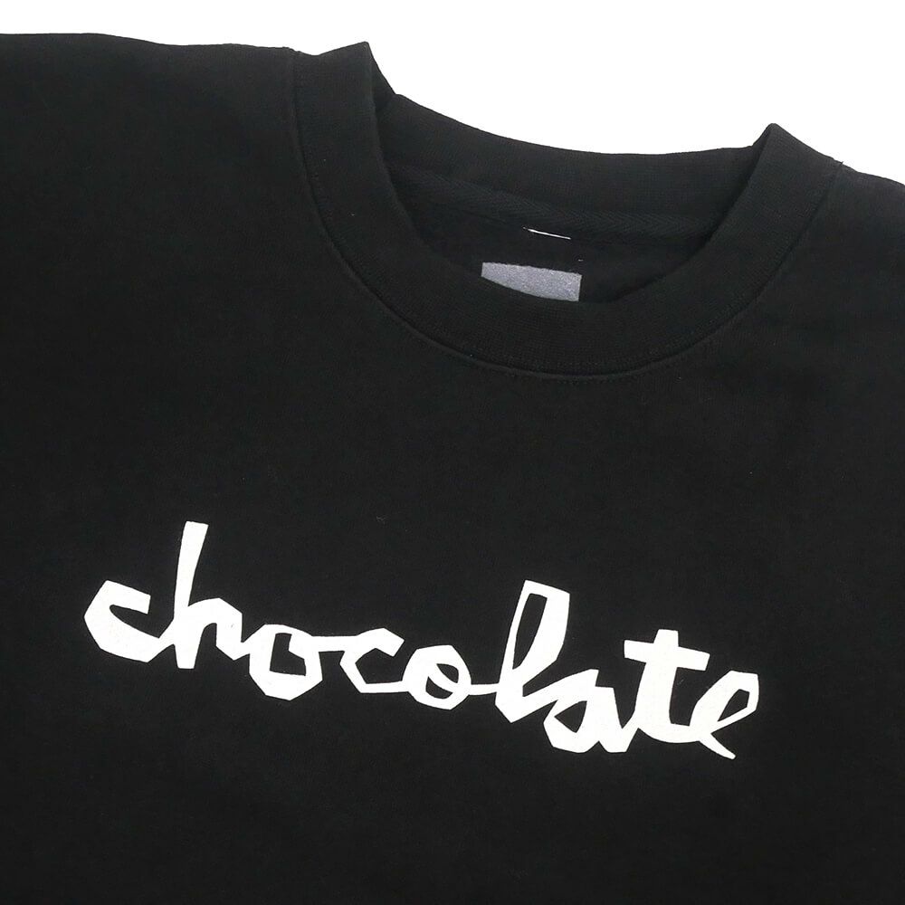 CHOCOLATE CREW SWEAT チョコレート トレーナー ORIGINAL CHUNK BLACK スケートボード スケボー 1
