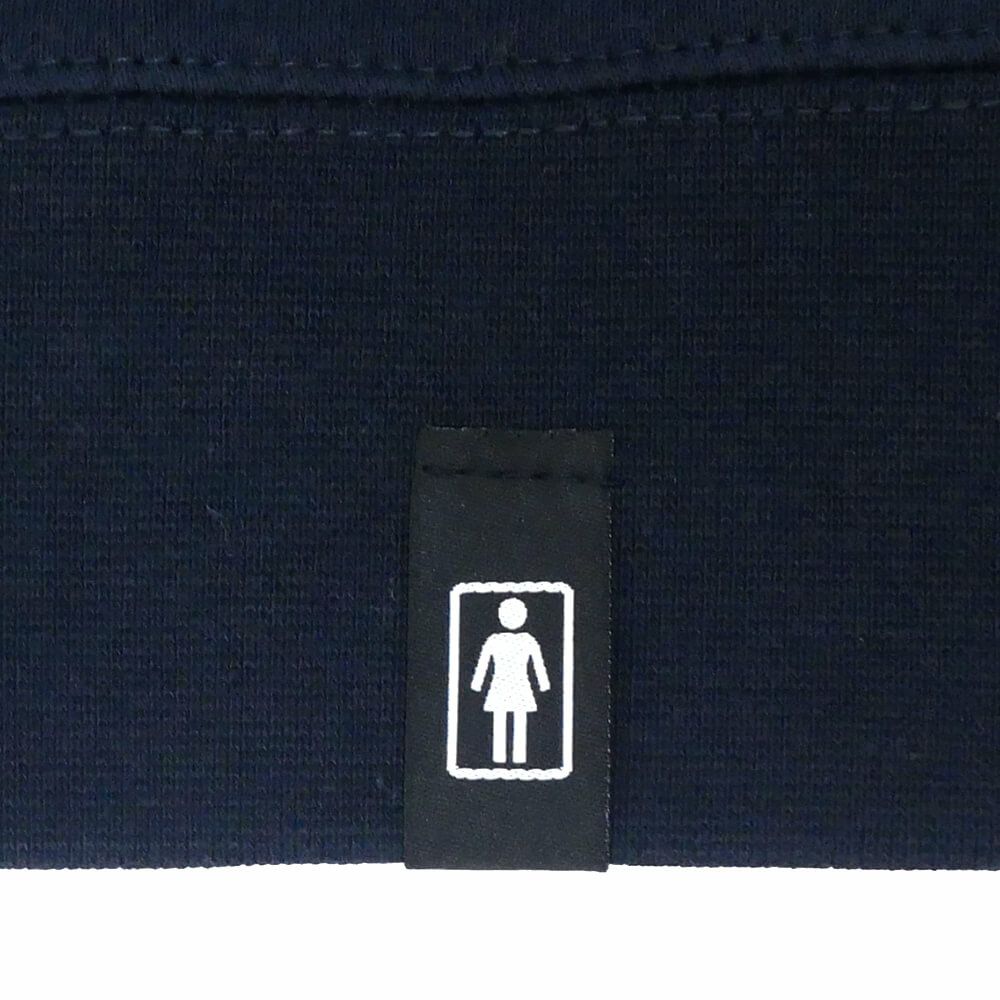 GIRL CREW SWEAT ガール トレーナー OG NATURALS EMB NAVY スケートボード スケボー 3