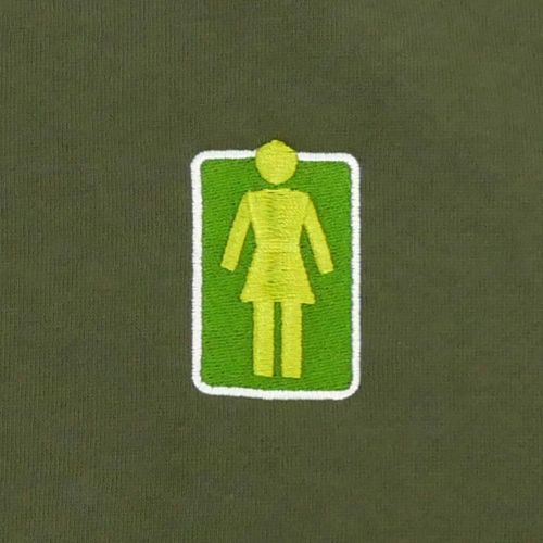 GIRL CREW SWEAT ガール トレーナー 93 TIL LOVERS OG OLIVE スケートボード スケボー 2