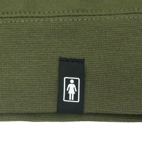 GIRL CREW SWEAT ガール トレーナー 93 TIL LOVERS OG OLIVE スケートボード スケボー 3