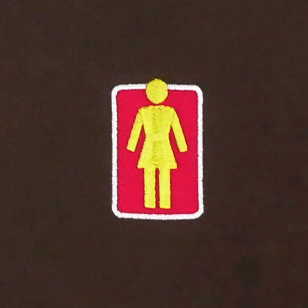 GIRL CREW SWEAT ガール トレーナー 93 TIL LOVERS OG BROWN スケートボード スケボー 2