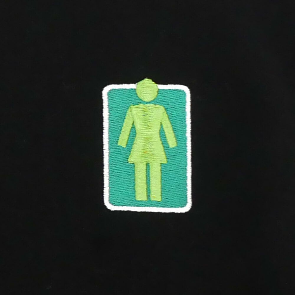 GIRL CREW SWEAT ガール トレーナー 93 TIL LOVERS OG BLACK スケートボード スケボー 2