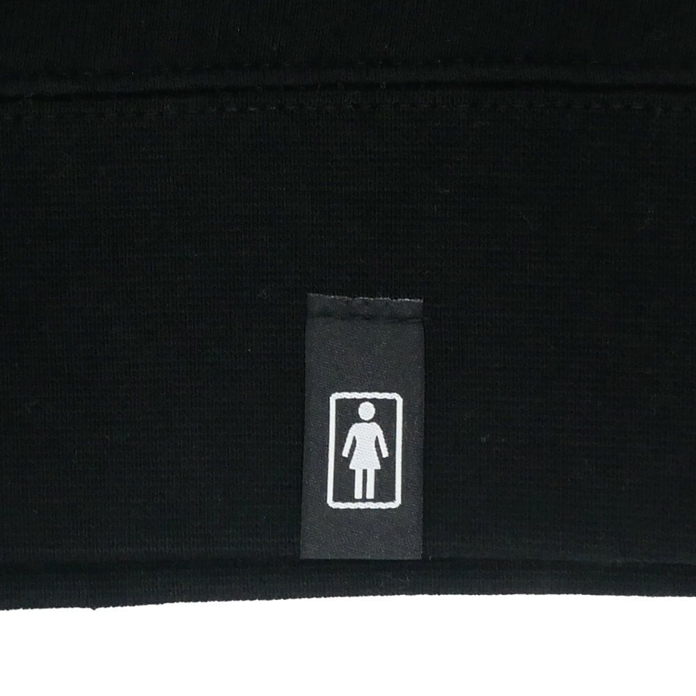 GIRL CREW SWEAT ガール トレーナー 93 TIL LOVERS OG BLACK スケートボード スケボー 3