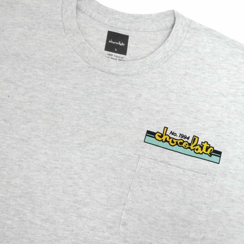（アウトレット価格 6,380円 → 4,990円）CHOCOLATE T-SHIRT チョコレート Tシャツ CREAT & STREET GREY サイズが小さい（Lサイズ規格） スケートボード スケボー 2