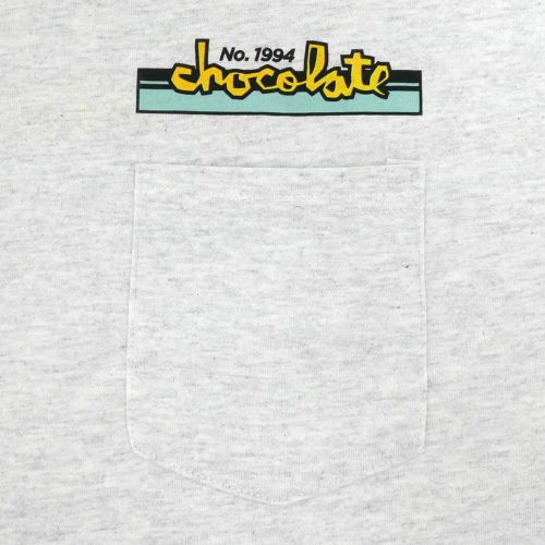 （アウトレット価格 6,380円 → 4,990円）CHOCOLATE T-SHIRT チョコレート Tシャツ CREAT & STREET GREY サイズが小さい（Lサイズ規格） スケートボード スケボー 3