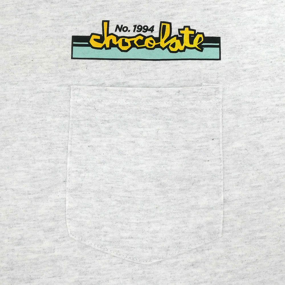（アウトレット価格 6,380円 → 4,990円）CHOCOLATE T-SHIRT チョコレート Tシャツ CREAT & STREET GREY サイズが小さい（Lサイズ規格） スケートボード スケボー 3