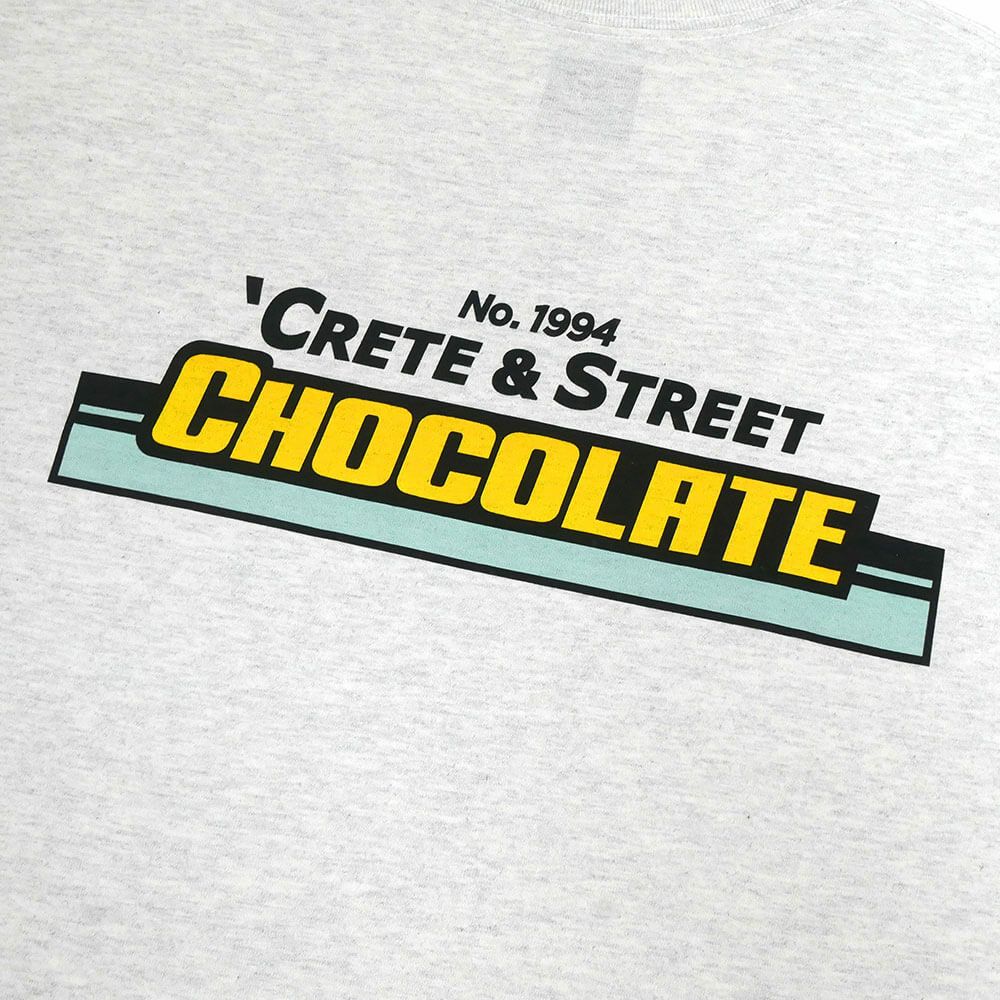 （アウトレット価格 6,380円 → 4,990円）CHOCOLATE T-SHIRT チョコレート Tシャツ CREAT & STREET GREY サイズが小さい（Lサイズ規格） スケートボード スケボー 4