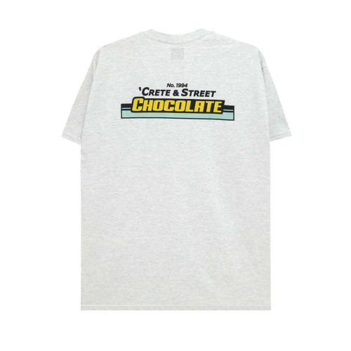 （アウトレット価格 6,380円 → 4,990円）CHOCOLATE T-SHIRT チョコレート Tシャツ CREAT & STREET GREY サイズが小さい（Lサイズ規格） スケートボード スケボー 5