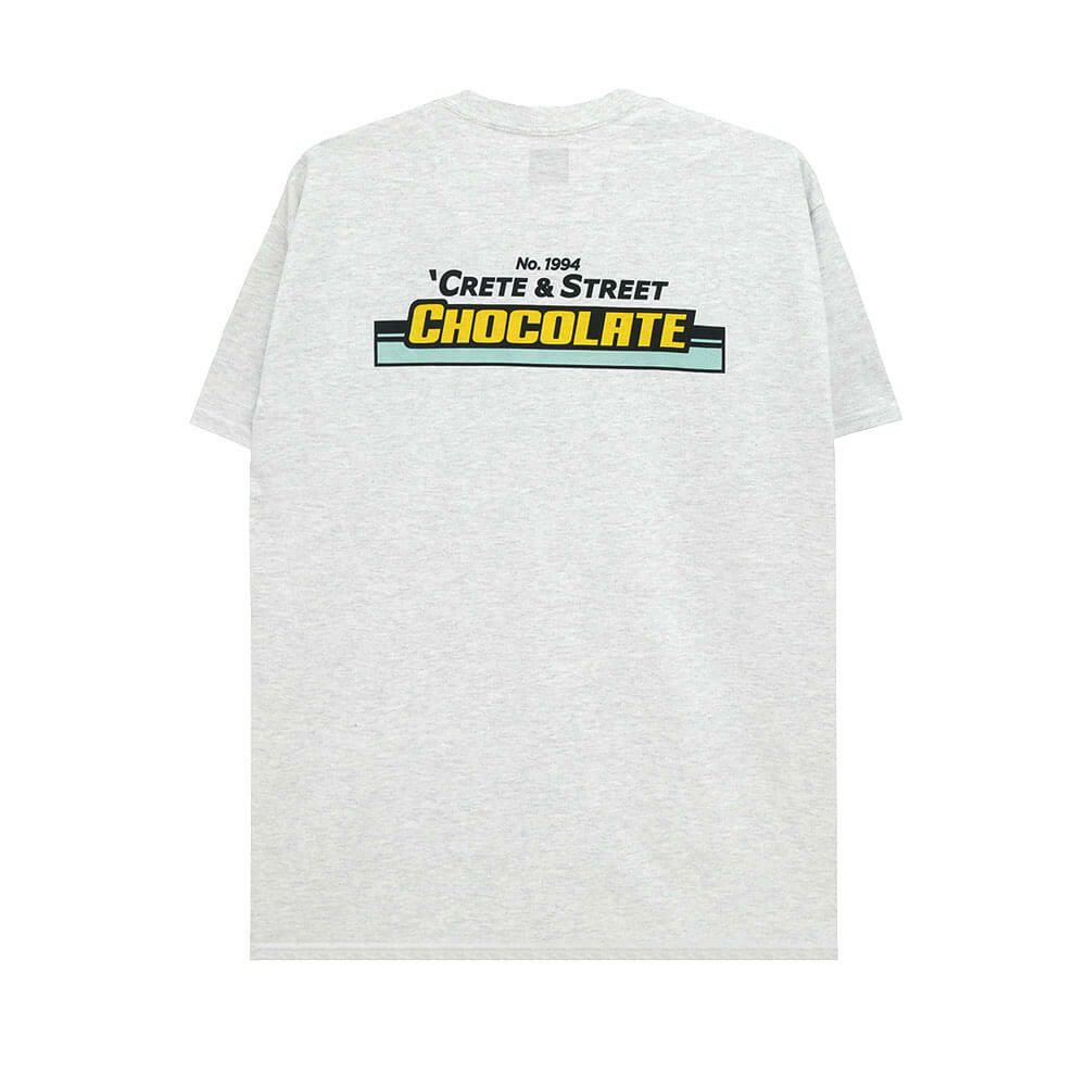 （アウトレット価格 6,380円 → 4,990円）CHOCOLATE T-SHIRT チョコレート Tシャツ CREAT & STREET GREY サイズが小さい（Lサイズ規格） スケートボード スケボー 5
