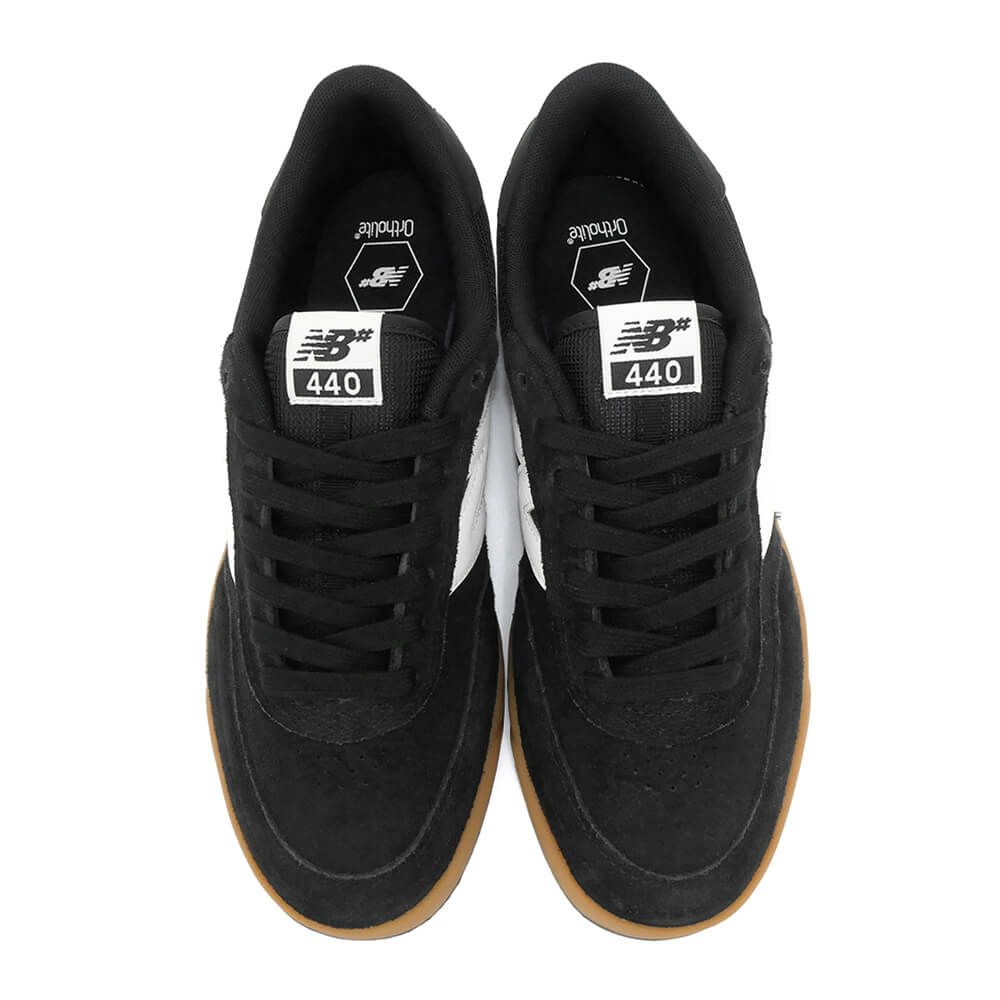 （アウトレット価格）NEW BALANCE NUMERIC SHOES ニューバランス ヌメリック シューズ スニーカー 440 V2 NM440BNG BLACK/GUM 箱のサイズ表記に誤りあり スケートボード スケボー　2