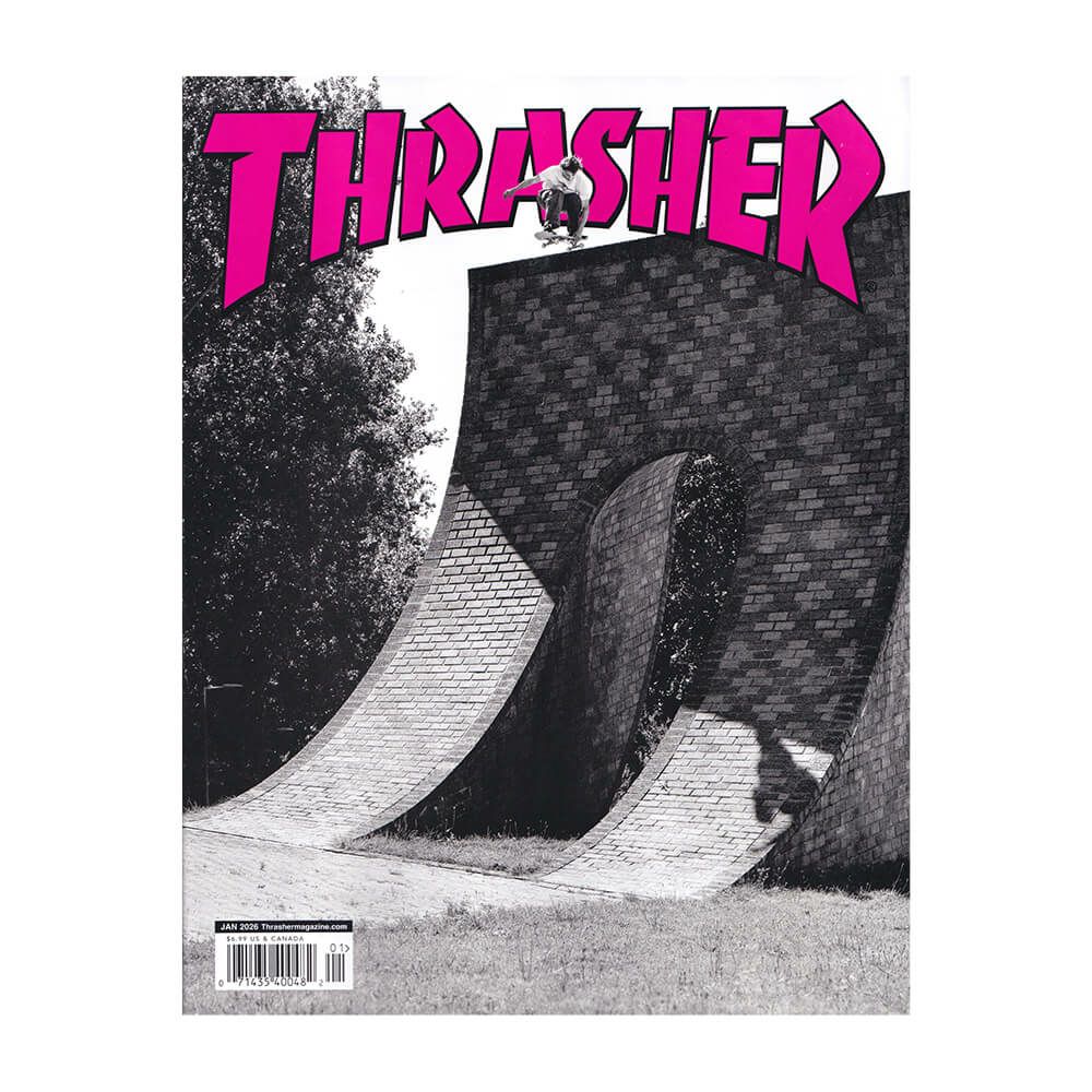 THRASHER MAGAZINE スラッシャー 雑誌 2026年1月号 スケートボード