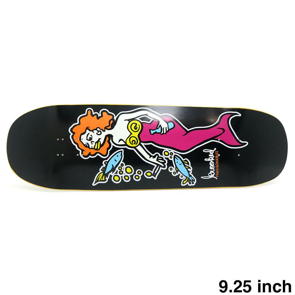 KROOKED DECK クルキッド デッキ TEAM HAND SCREEN MARMAID 9.25 DREHOBL SHAPE スケートボード スケボー　1